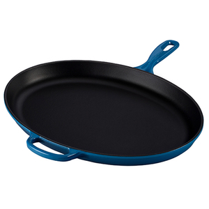 15.75" Signature Cast iron Oval Skillet Marseille