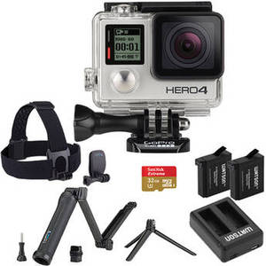 GoPro HERO4 Silver Dual Battery, Charger, and Mount Kit