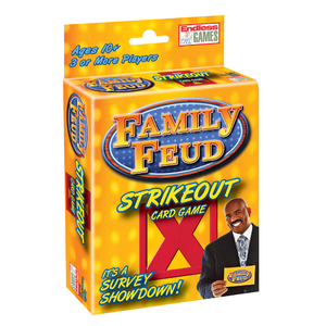 Family Feud Strike Out Card Game Ages 10+ Years