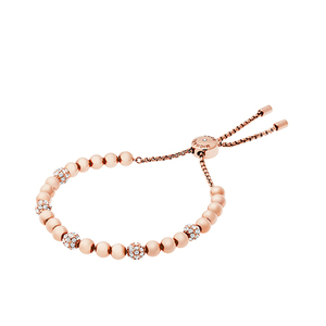 Brilliance Rose Gold-Tone Slider Bracelet