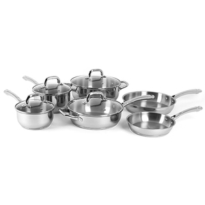 10pc Stainless Steel Cookware Set
