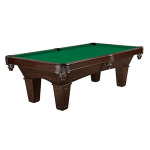 Allenton 8ft Tapered Pool Table Espresso/Brunswick Green