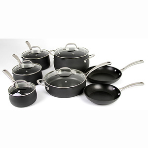 12pc Hard Anodized Aluminum Cookware Set