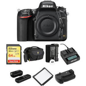 D750 DSLR Camera Body Deluxe Kit