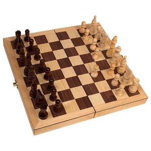 John N Hansen Co 18" Deluxe Folding Chess Set