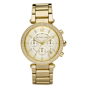 Michael Kors Parker Ladies Gold-Tone Chronograph Watch