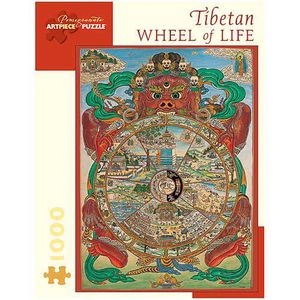 Pomegranate Communications, Inc. Tibetan Wheel of Life Puzzle: 1000 Pcs
