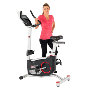 Fitness Reality Bluetooth Smart Technology Upright Exercise Bike with 20 Computer Workout Programs