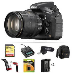 D810 DSLR Camera with 24-120mm Lens Video Kit