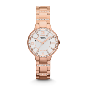 Fossil Women's Virginia Three-Hand Stainless Steel Watch