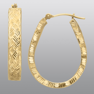 10kt Hoop Earrings