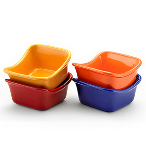 Rachael Ray Stoneware 3oz Square Dipping Cups Set of 4