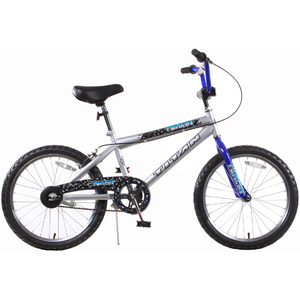 Titan Tomcat Boys BMX with 20&quot; Wheel, Silver/Blue
