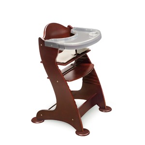 Badger Basket Embassy Wood High Chair - Cherry Finish