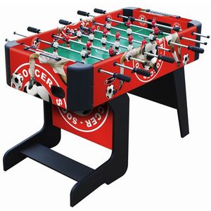 48&quot; Foosball Table with Folding Leg - Red