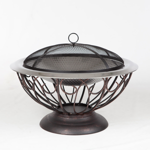 30" Stainless Steel Urn Fire Pit