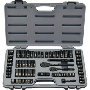 69 Pc. Black Chrome Socket Set