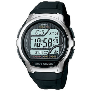 Digital Wave Ceptor Watch w/Black Resin Band