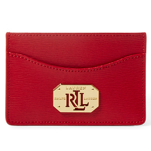 Newbury Leather Card Case Red