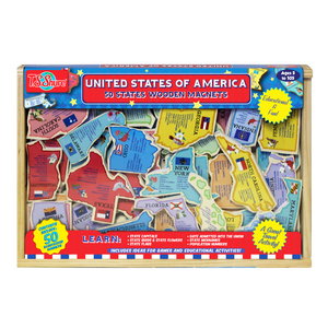 TS Shure USA Wooden Trivia Magnets