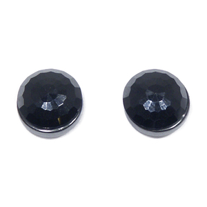 Lita Hematite Magnetic Disc Earrings