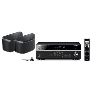 MusicCast Package - AV Receiver & 2 Wireless Speaker w/ Alexa Compatibility