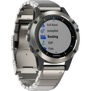 quatix 5 Sapphire Edition Multi-Sport Marine Watch (Stainless Steel with Metal Band)
