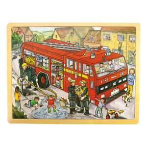 Big Jigs 24 Piece Fire Engine Tray Puzzle