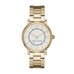 Ladies Roxy Gold-Tone Stainless Steel Watch White Dial