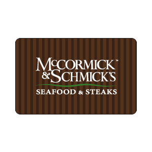 McCormick & Schmick's Gift Card $25