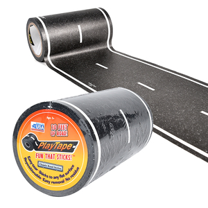 PlayTape Road, Black, 30 ft x4 in