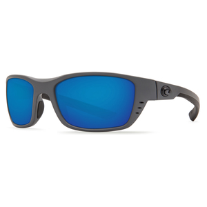 Whitetip Matte Gray Sunglasses w/ Blue 580P Lens