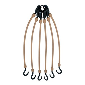 ORCA Flex Web 6 Arm Tan Bungee Cords