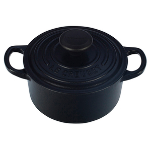 Signature Cast Iron 1 Qt Round French Oven Matte Black