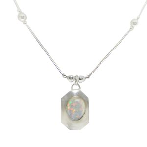 Artisan Handicrafts Handcrafted Luminous Opal Pendant