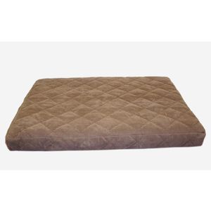 Carolina Pet Company Small Quilted Orthopedic &quot;Jamison&quot;  Protector Pad - Chocolate