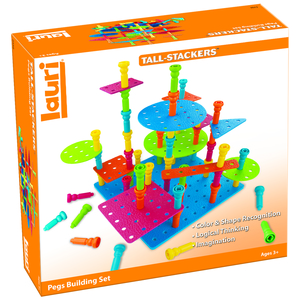 Tall-Stackers Pegs Building Set Ages 3+ Years